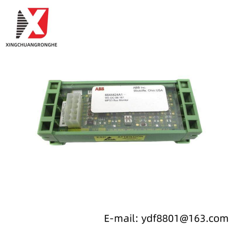 abb_we-dc-06-161_6644424a1_voltage_bus_monitor_assembly.jpg ABB WE-DC-06-161 6644424A1 - Voltage Bus Monitor Assembly, Industrial Control Equipment