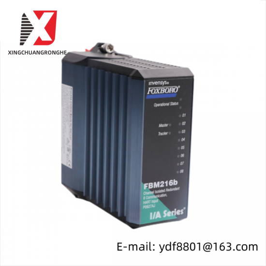 foxboro_fbm216b_p0927aj.png FOXBORO FBM216B P0927AJ - High-Performance Control Module for Industrial Automation