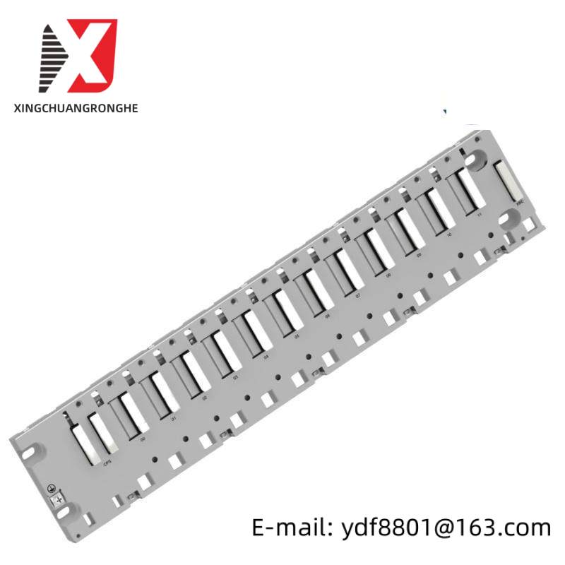 Schneider Electric BMXXBP1200 I/O Rack for Modicon M340 Automation PLC System, 12 Slot
