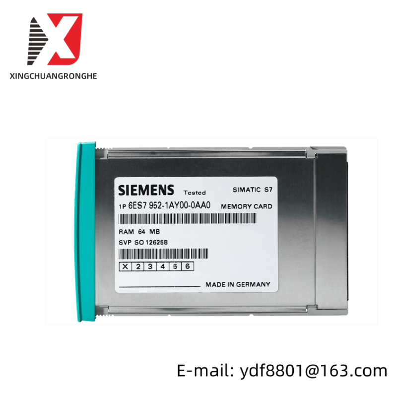 siemens_6es7952-1ak00-0aa0.png Siemens 6ES7952-1AK00-0AA0 RAM Memory Card for S7-400, Long Version, 8MB