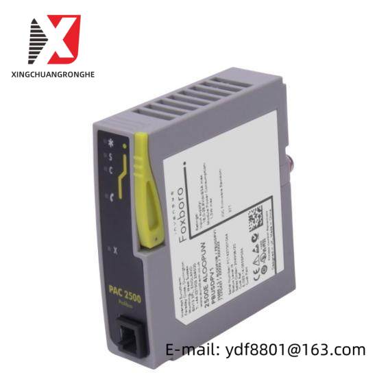 pac2500_invensys_foxboro_controller_1.jpg Invensys Foxboro PAC2500 Controller, Advanced Process Control System