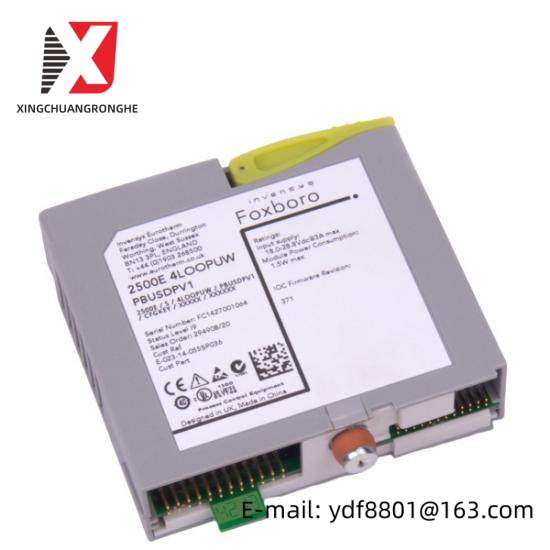 pac2500_invensys_foxboro_controller_2.jpg Invensys Foxboro PAC2500 Controller, Advanced Process Control System