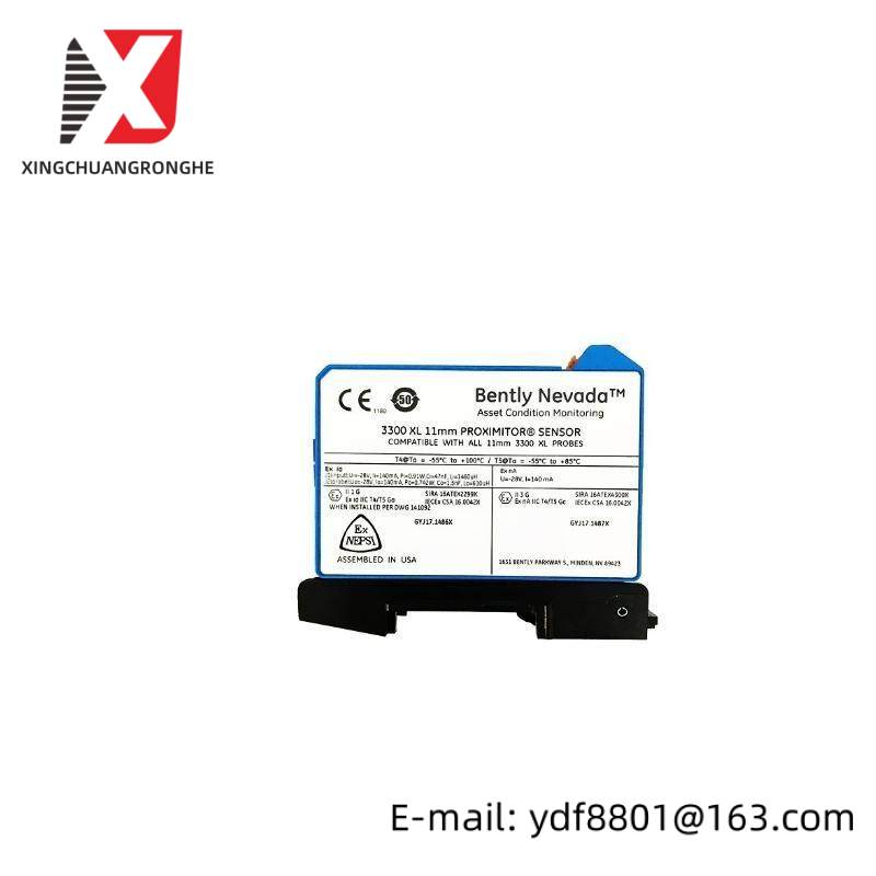 Bently Nevada 330780-X1-CN: 148367-16, 3300 XL, 11mm Proximity Sensor