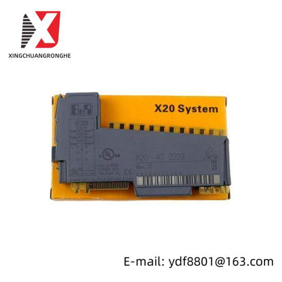 b_r_x20at4222_input_module.jpg B&R 4PP2201043-B5 Industrial Control Module, Specialized for Automation Systems