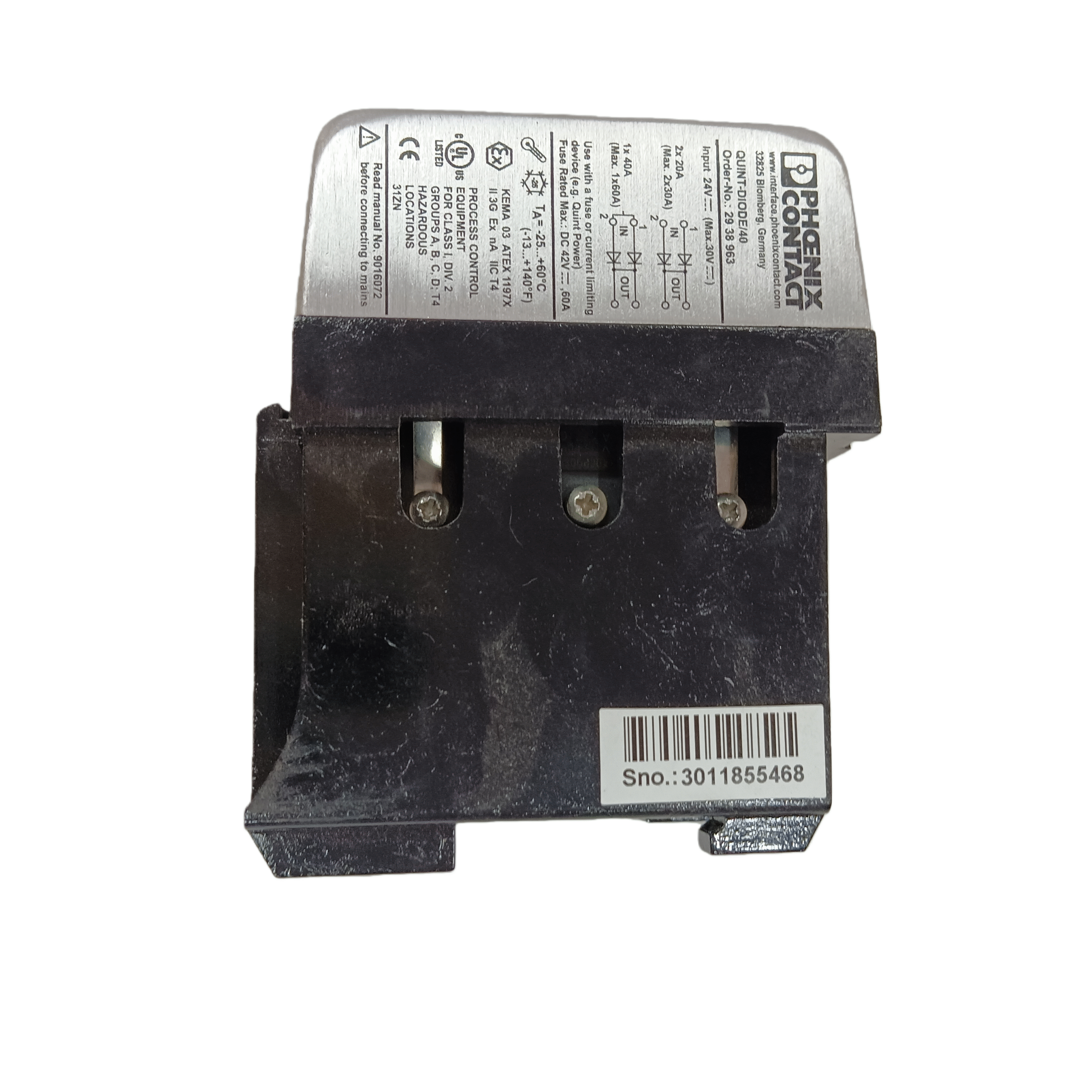 PHOENIX CONTACT QUINT-DIODE-40 2938963 (2)