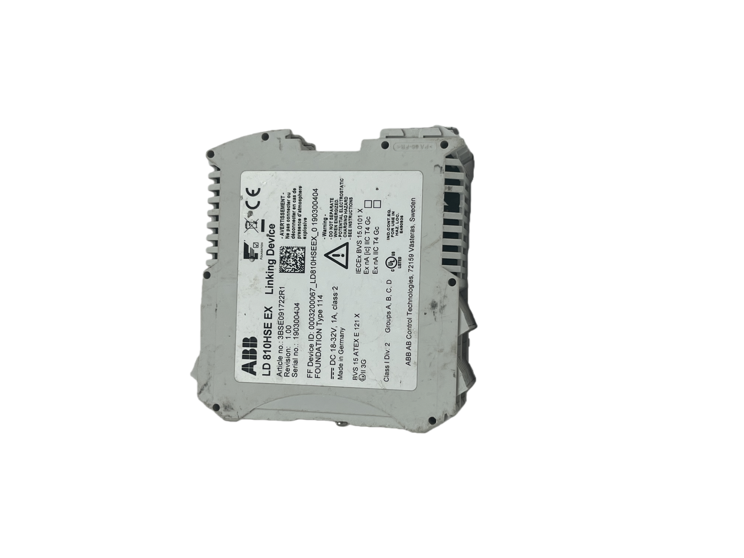 ABB LD 810HSE EX 3BSE091722R1 1